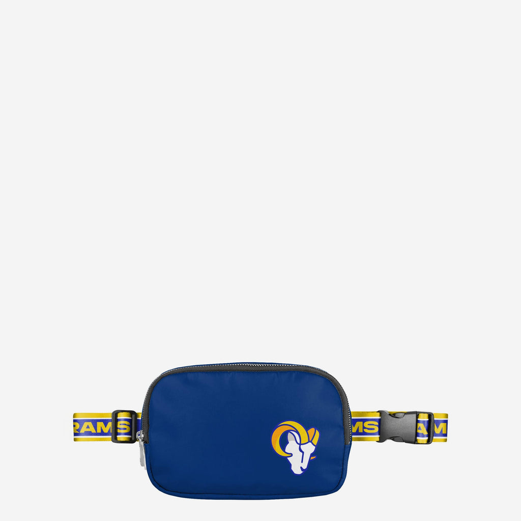 Los Angeles Rams Team Wordmark Crossbody Belt Bag FOCO - FOCO.com