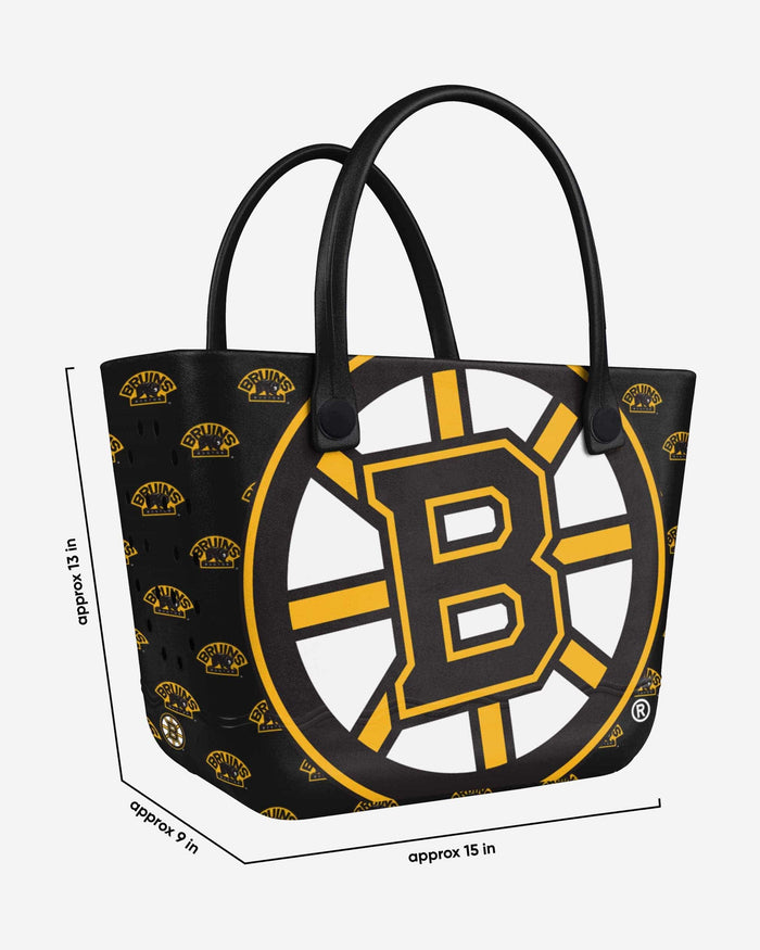 Boston Bruins Big Logo Mini Print Tailgate Tote Bag FOCO - FOCO.com