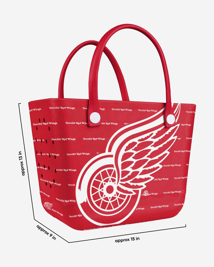 Detroit Red Wings Big Logo Mini Print Tailgate Tote Bag FOCO - FOCO.com