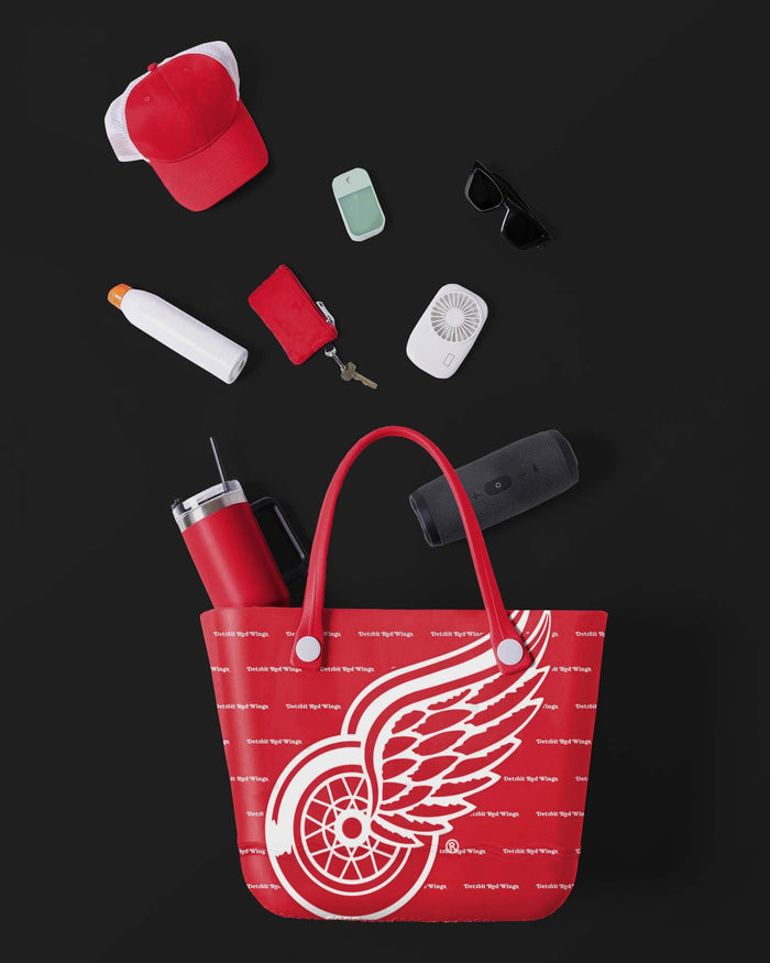 Detroit Red Wings Big Logo Mini Print Tailgate Tote Bag FOCO - FOCO.com