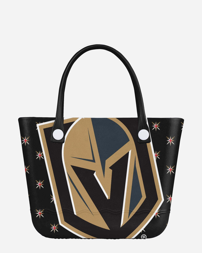 Vegas Golden Knights Big Logo Mini Print Tailgate Tote Bag FOCO - FOCO.com