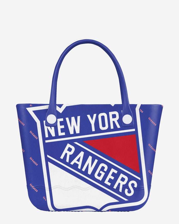 New York Rangers Big Logo Mini Print Tailgate Tote Bag FOCO - FOCO.com