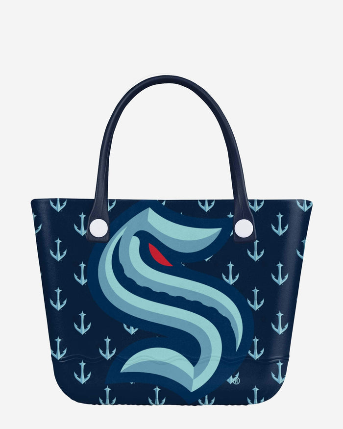 Seattle Kraken Big Logo Mini Print Tailgate Tote Bag FOCO - FOCO.com