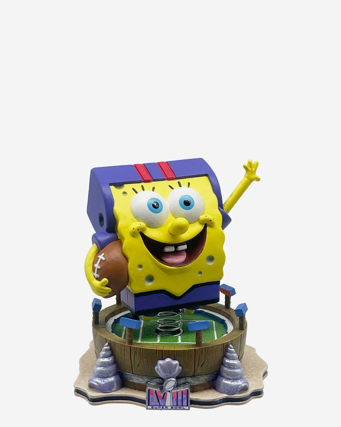 SpongeBob SquarePants Super Bowl LVIII Mini Bobblehead FOCO - FOCO.com