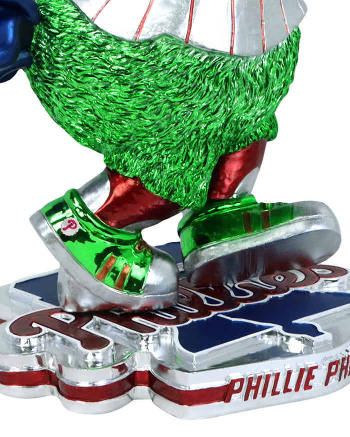 Phillie Phanatic Philadelphia Phillies 12 in Electroplated Bobblehead FOCO - FOCO.com