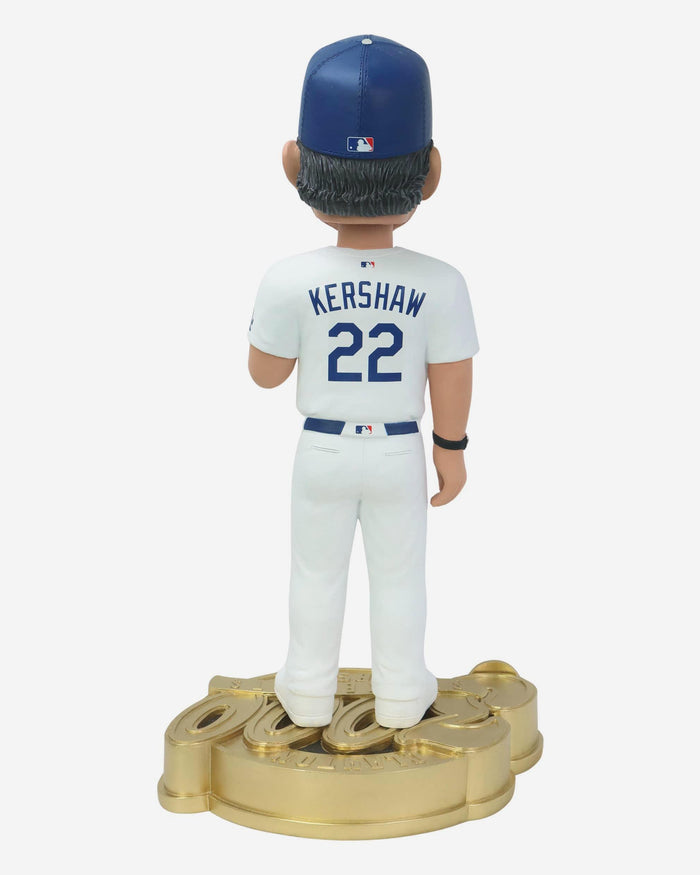 Clayton Kershaw Los Angeles Dodgers 3,000 Career Strikeouts 18 in Bobblehead FOCO - FOCO.com