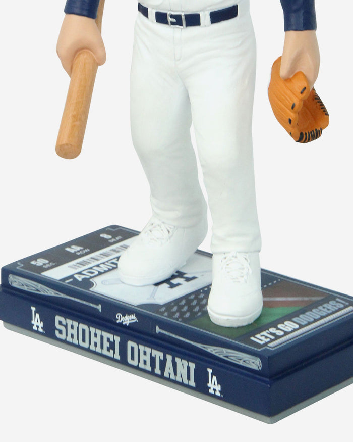 Shohei Ohtani Los Angeles Dodgers Big Ticket 18 in Bobblehead FOCO - FOCO.com