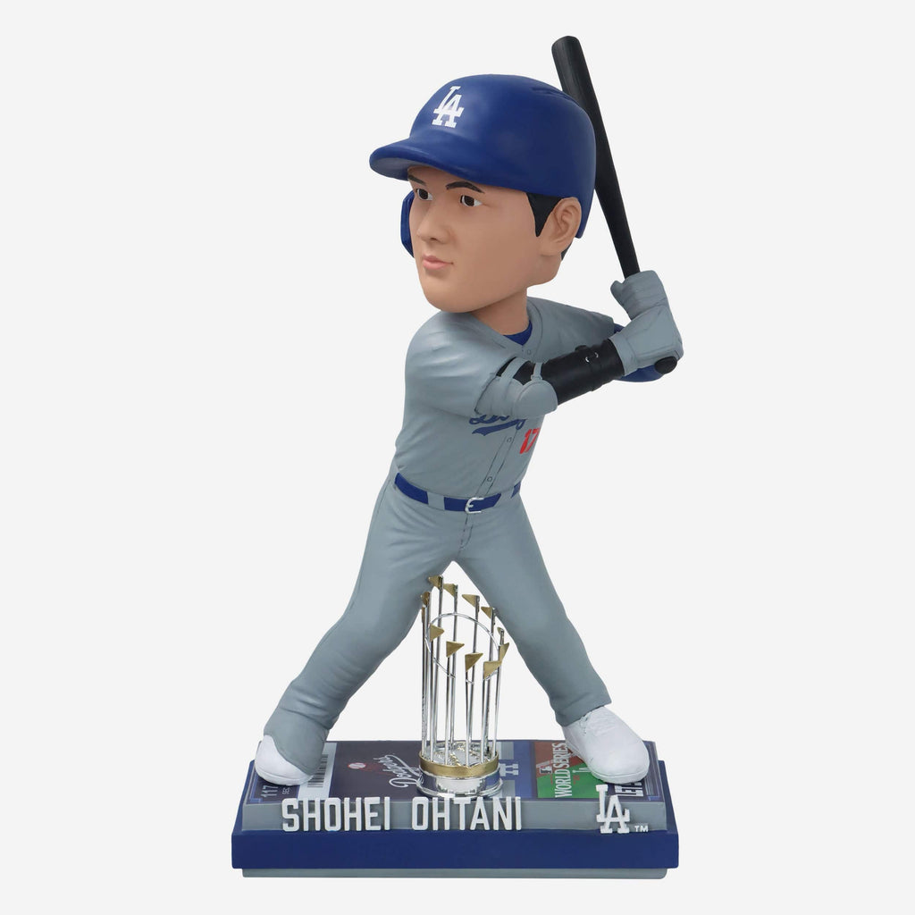 Shohei Ohtani Los Angeles Dodgers 2024 World Series Champions 18 in Bobblehead FOCO - FOCO.com