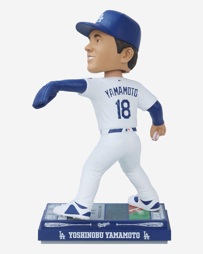 Yoshinobu Yamamoto フィギュア 18 ボブルヘッド Yoshinobu Yamamoto Los Angeles Dodgers 2024 Seoul Series Big