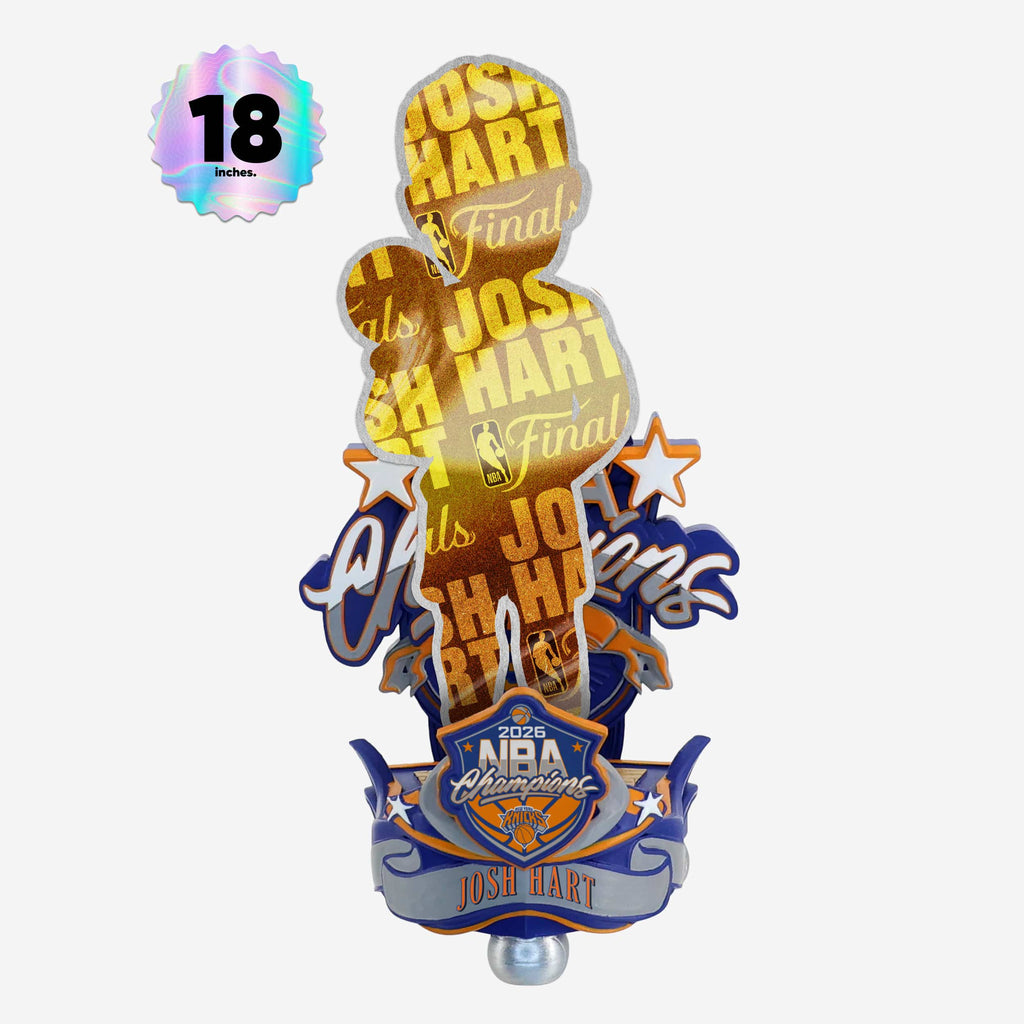 Josh Hart New York Knicks 2026 NBA Champions Celebration 18 in Bobblehead FOCO - FOCO.com