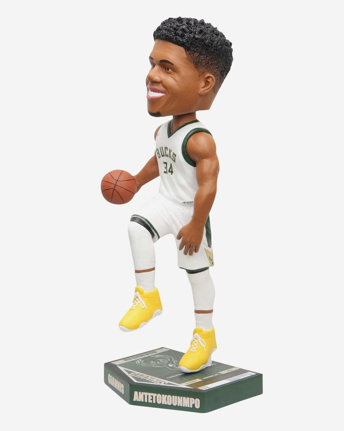 Giannis Antetokounmpo Milwaukee Bucks Big Ticket 18 in Bobblehead FOCO - FOCO.com