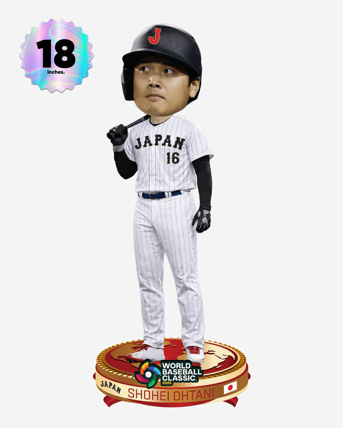 Shohei Ohtani Japan 2026 World Baseball Classic 18 in Bobblehead FOCO - FOCO.com