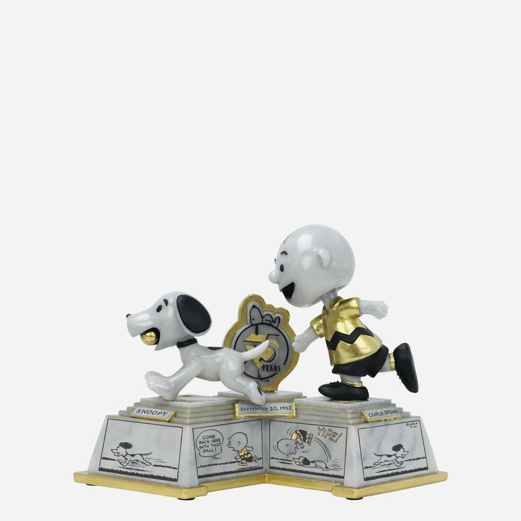 Snoopy & Charlie Brown 75 Years of Peanuts September 20th 1952 Comic Strip Bobblehead FOCO - FOCO.com