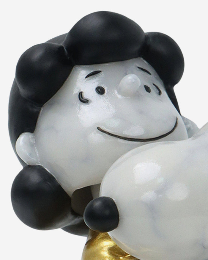 Snoopy & Lucy Peanuts 75th Anniversary First Appearance Comic Strip Bobblehead FOCO - FOCO.com