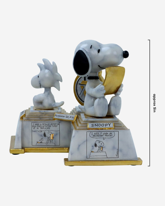 Snoopy & Woodstock Peanuts 75th Anniversary First Appearance Comic Strip Dual Bobblehead FOCO - FOCO.com