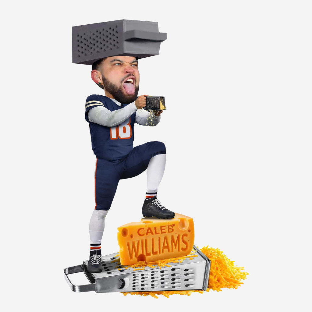 Caleb Williams Cheese Grater Bobblehead FOCO - FOCO.com