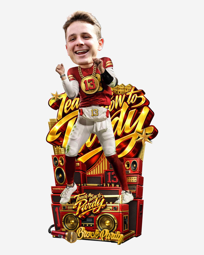 Brock Purdy Playoff Dance Bobblehead FOCO - FOCO.com