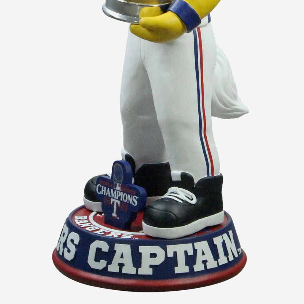 Rangers Captain Texas Rangers 2023 World Series Champions 3 Ft Bobbleh FOCO