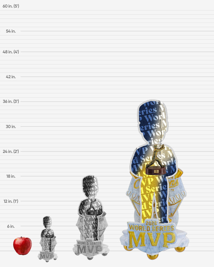 Milwaukee Brewers 2026 World Series Champions Celebration MVP 3 Ft Player Bobblehead FOCO - FOCO.com