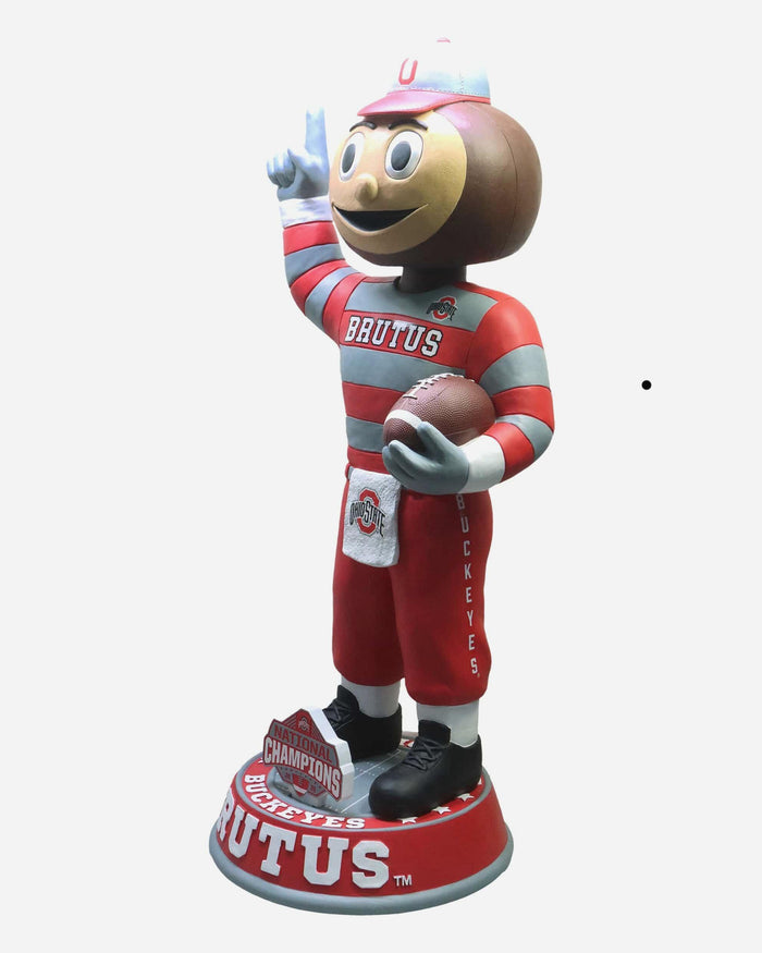 Brutus Buckeye Ohio State Buckeyes 2024 Football National Champions Mascot 3 Ft Bobblehead FOCO - FOCO.com