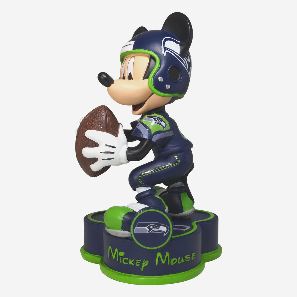 Seattle Seahawks Disney Mickey Mouse Uniform Bobblehead FOCO - FOCO.com