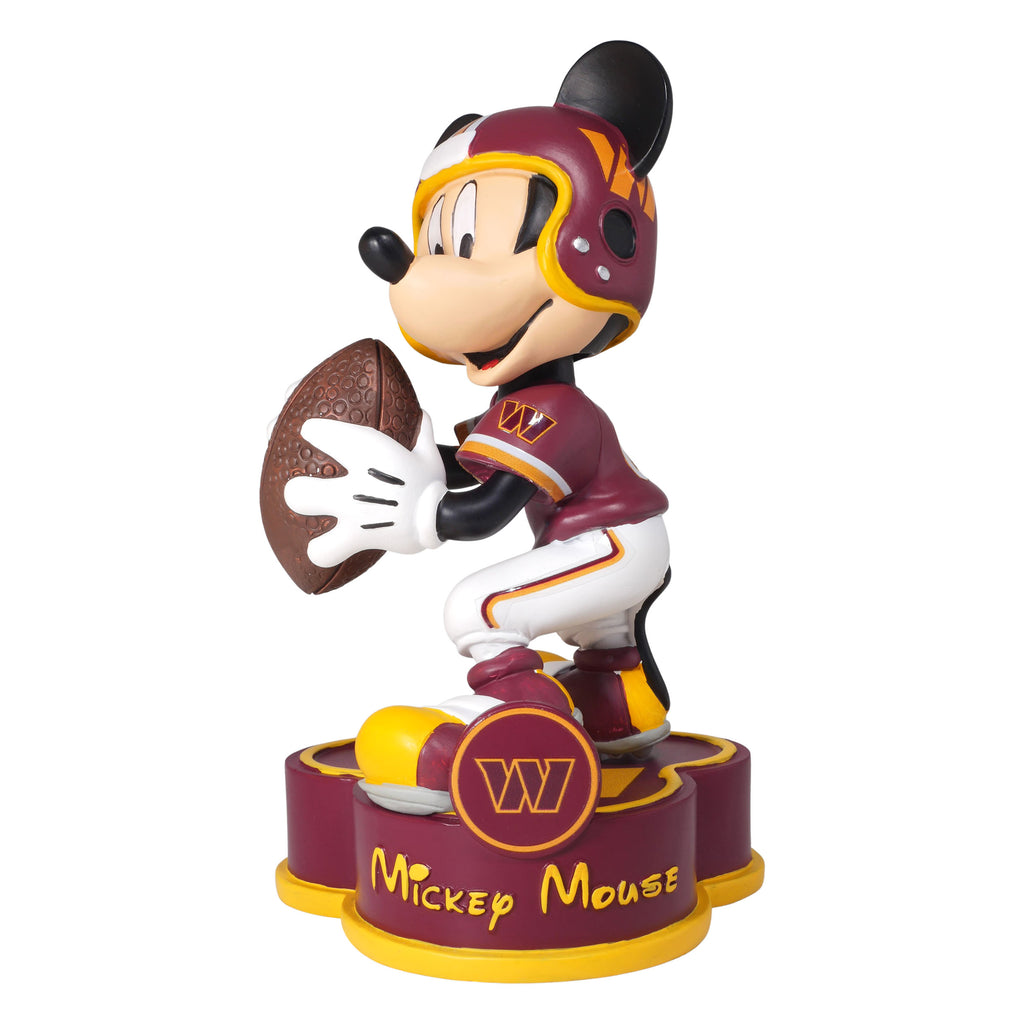 Washington Commanders Disney Mickey Mouse Uniform Bobblehead FOCO