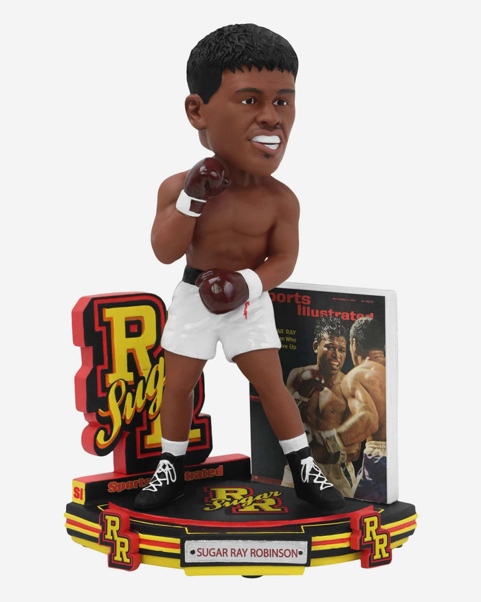 Sugar Ray Robinson 1965 Light Middleweight Boxing Sports Illustrated Cover Bobblehead FOCO - FOCO.com