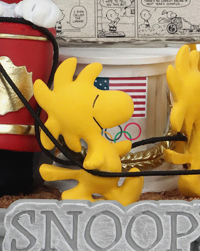 Snoopy & Woodstock Peanuts Chariot Racing Comic Strip Bobblehead FOCO - FOCO.com