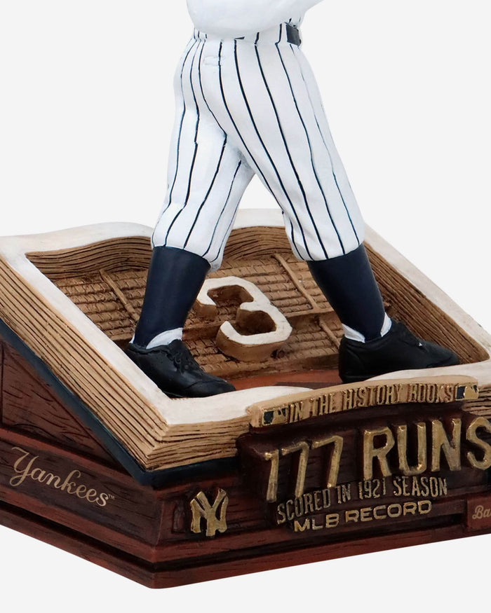Babe Ruth New York Yankees Modern Era Single-Season Runs Record Book Bobblehead FOCO - FOCO.com