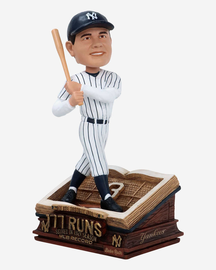 Babe Ruth New York Yankees Modern Era Single-Season Runs Record Book Bobblehead FOCO - FOCO.com