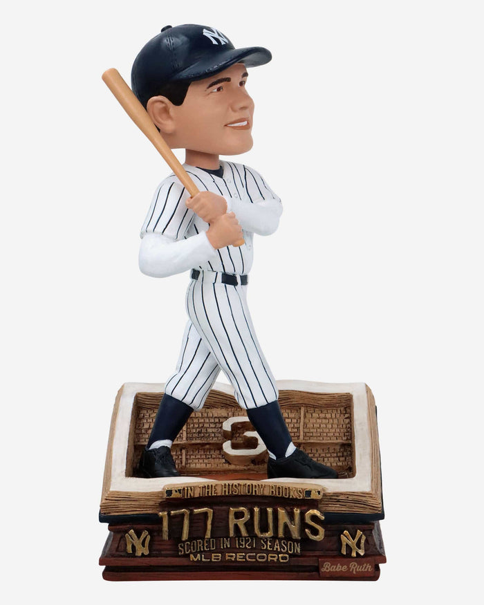 Babe Ruth New York Yankees Modern Era Single-Season Runs Record Book Bobblehead FOCO - FOCO.com