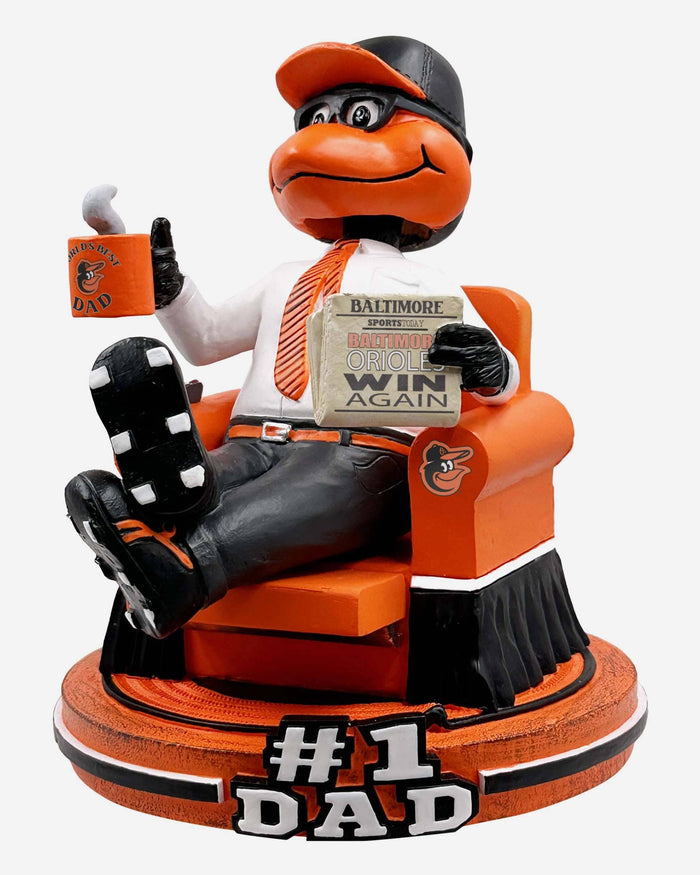 The Oriole Bird Baltimore Orioles No 1 Dad Mascot Bobblehead FOCO - FOCO.com