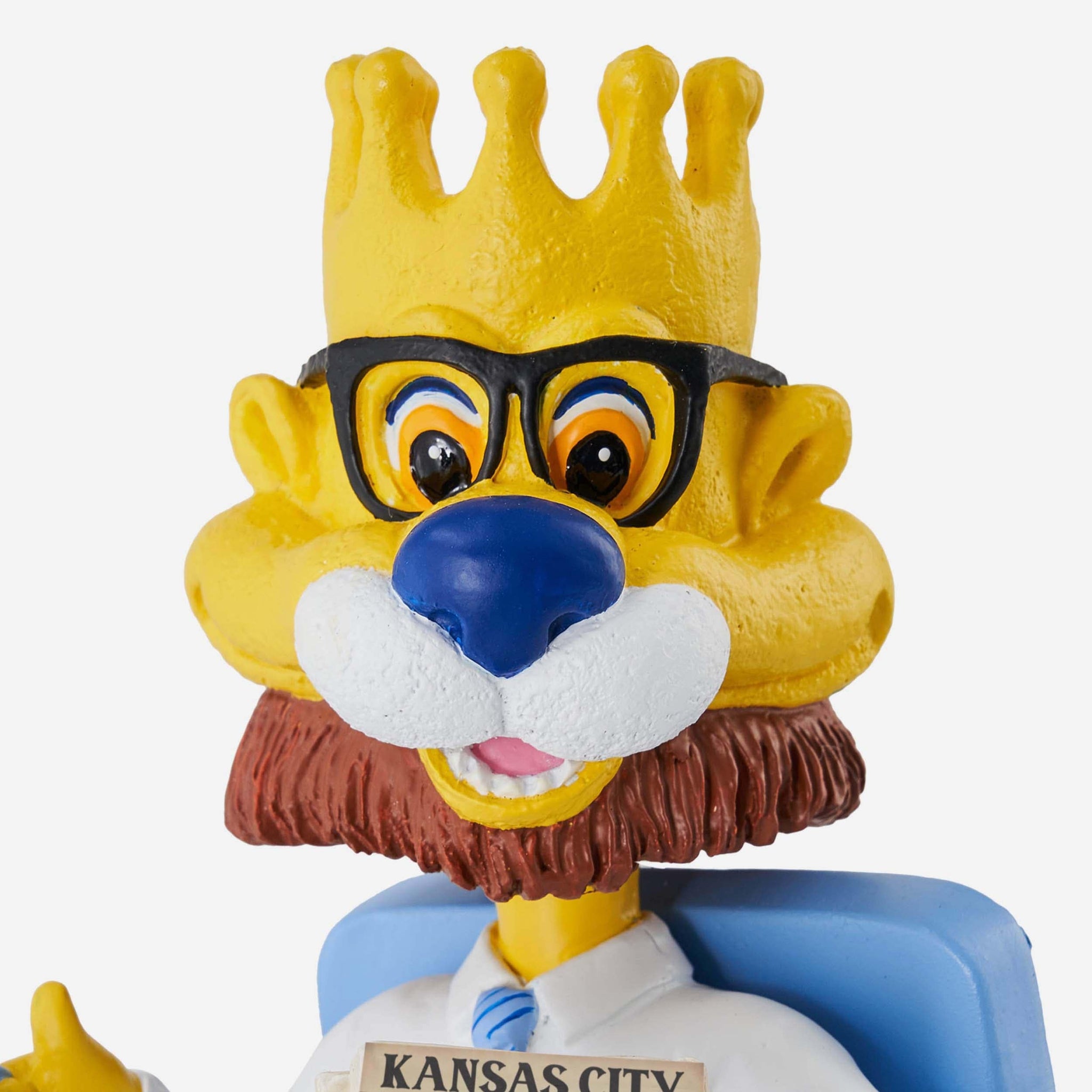 Sluggerrr Kansas City Royals Magnetic Stadium Base Mascot Bobblehead FOCO