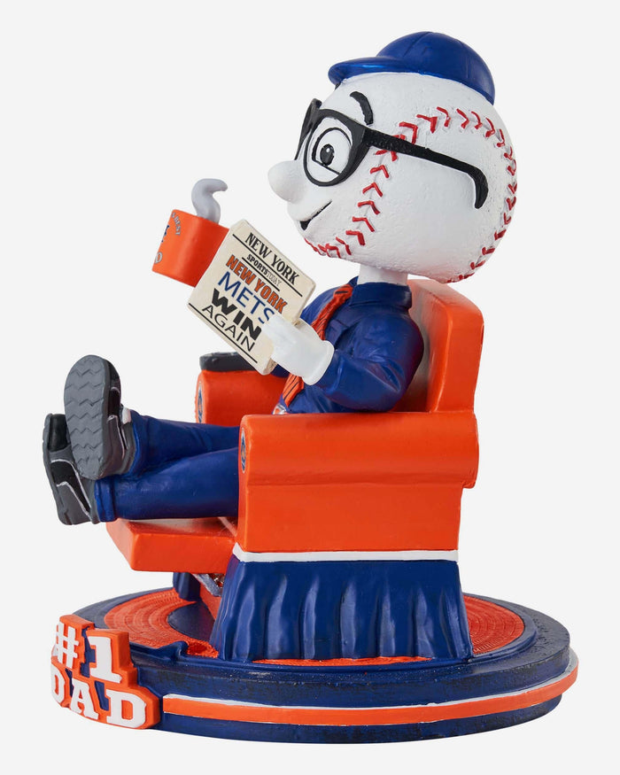 Mr Met New York Mets No 1 Dad Mascot Bobblehead FOCO - FOCO.com