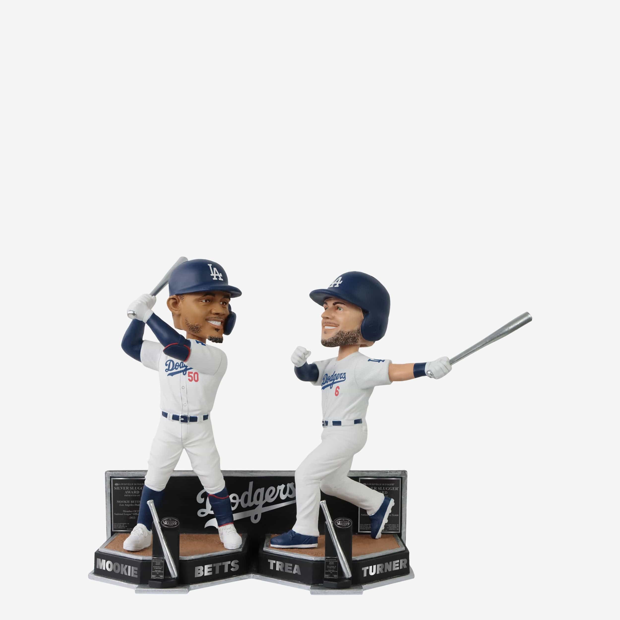 Mookie Betts & Trea Turner Los Angeles Dodgers 2022 Silver Slugger