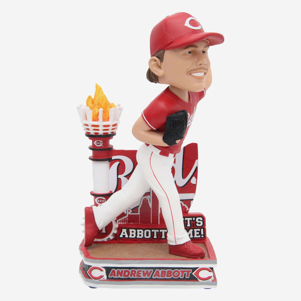 Andrew Abbott Cincinnati Reds Major League Debut Bobblehead FOCO - FOCO.com