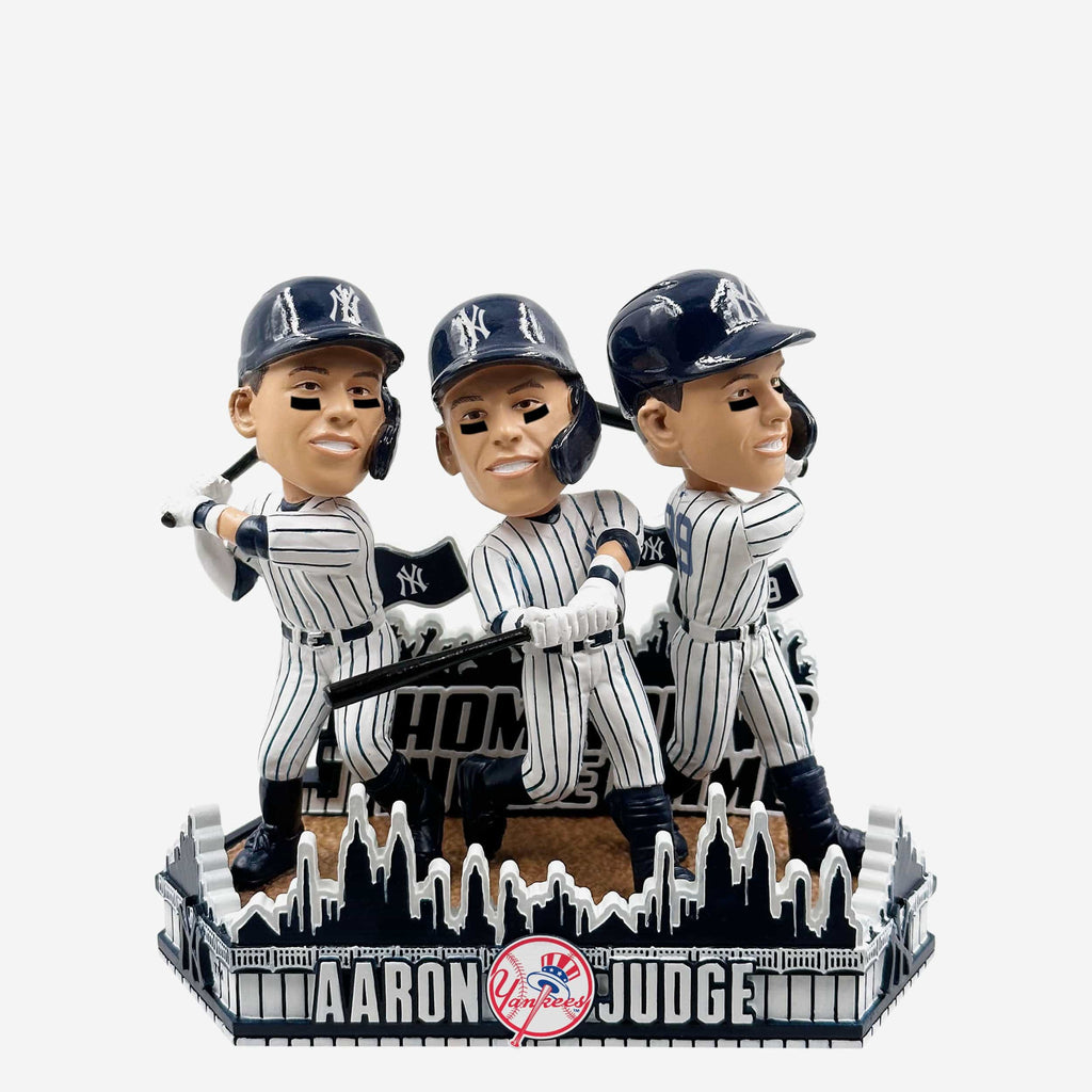 Aaron Judge New York Yankees 3 Home Run Mini Bobblehead Scene FOCO - FOCO.com