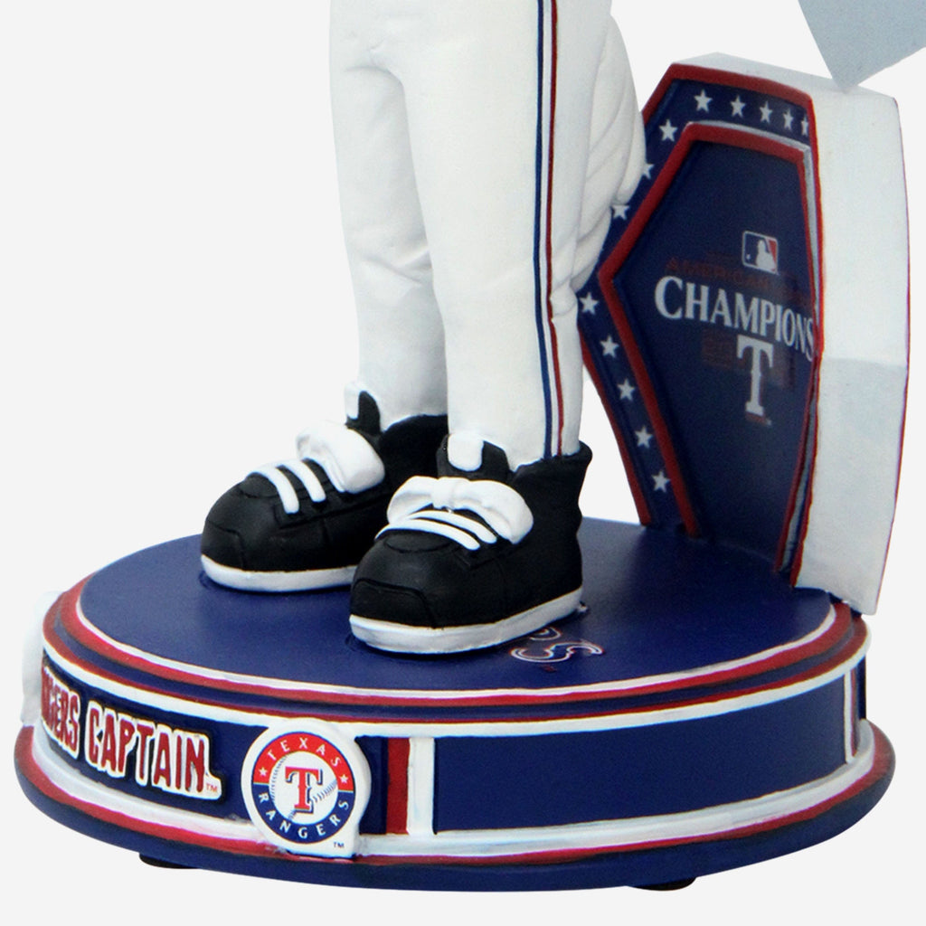 Rangers Captain Texas Rangers 2023 ALCS Champion Mascot Bobblehead FOCO