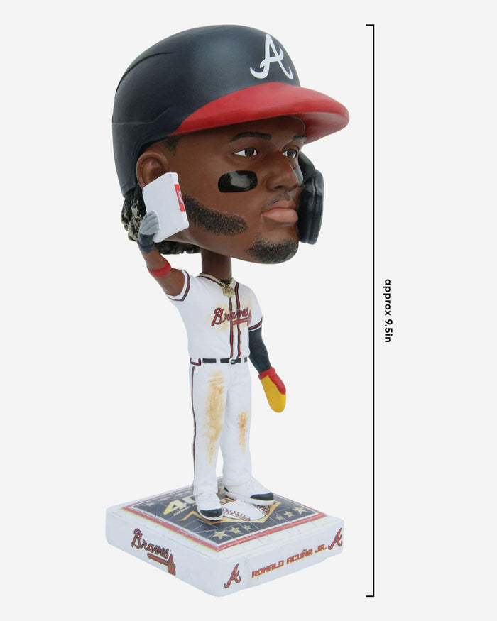 Ronald Acuna Jr Atlanta Braves 40 Home Runs & 70 Stolen Bases Bighead Bobblehead FOCO - FOCO.com