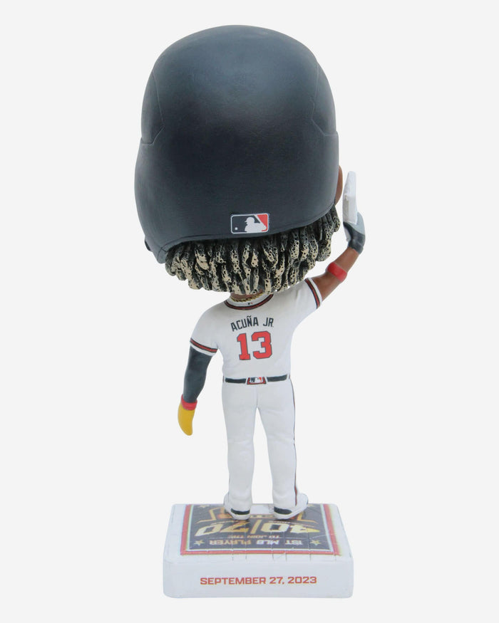 Ronald Acuna Jr Atlanta Braves 40 Home Runs & 70 Stolen Bases Bighead Bobblehead FOCO - FOCO.com
