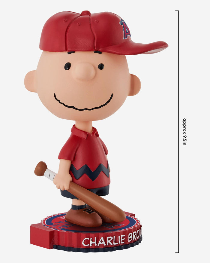 Los Angeles Angels Charlie Brown Peanuts Bighead Bobblehead FOCO - FOCO.com