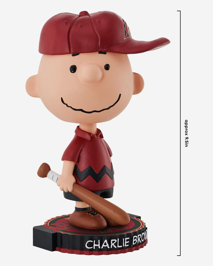 Arizona Diamondbacks Charlie Brown Peanuts Bighead Bobblehead FOCO - FOCO.com