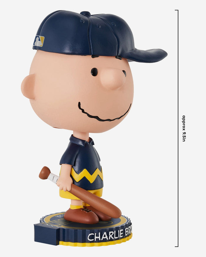 Milwaukee Brewers Charlie Brown Peanuts Bighead Bobblehead FOCO - FOCO.com