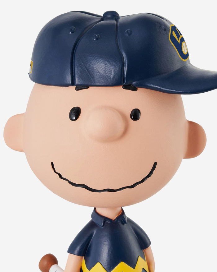 Milwaukee Brewers Charlie Brown Peanuts Bighead Bobblehead FOCO - FOCO.com