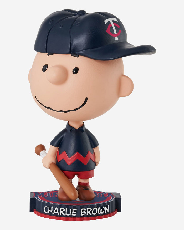 Minnesota Twins Charlie Brown Peanuts Bighead Bobblehead FOCO