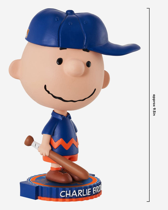 New York Mets Charlie Brown Peanuts Bighead Bobblehead FOCO - FOCO.com