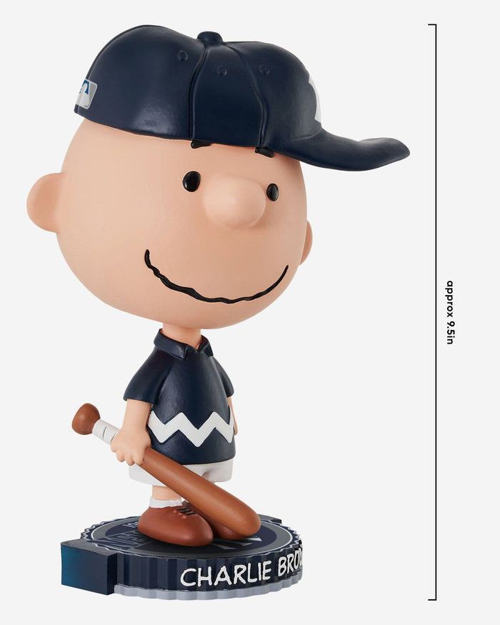 New York Yankees Charlie Brown Peanuts Bighead Bobblehead FOCO - FOCO.com