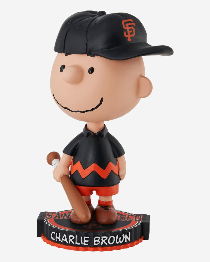 San Francisco Giants Charlie Brown Peanuts Bighead Bobblehead FOCO - FOCO.com