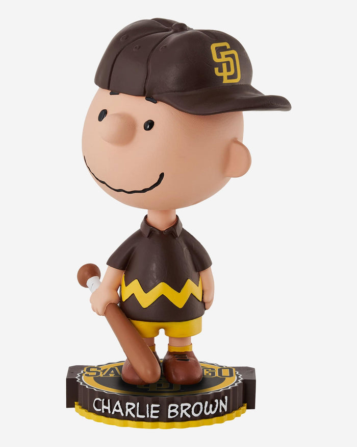 San Diego Padres Charlie Brown Peanuts Bighead Bobblehead FOCO - FOCO.com