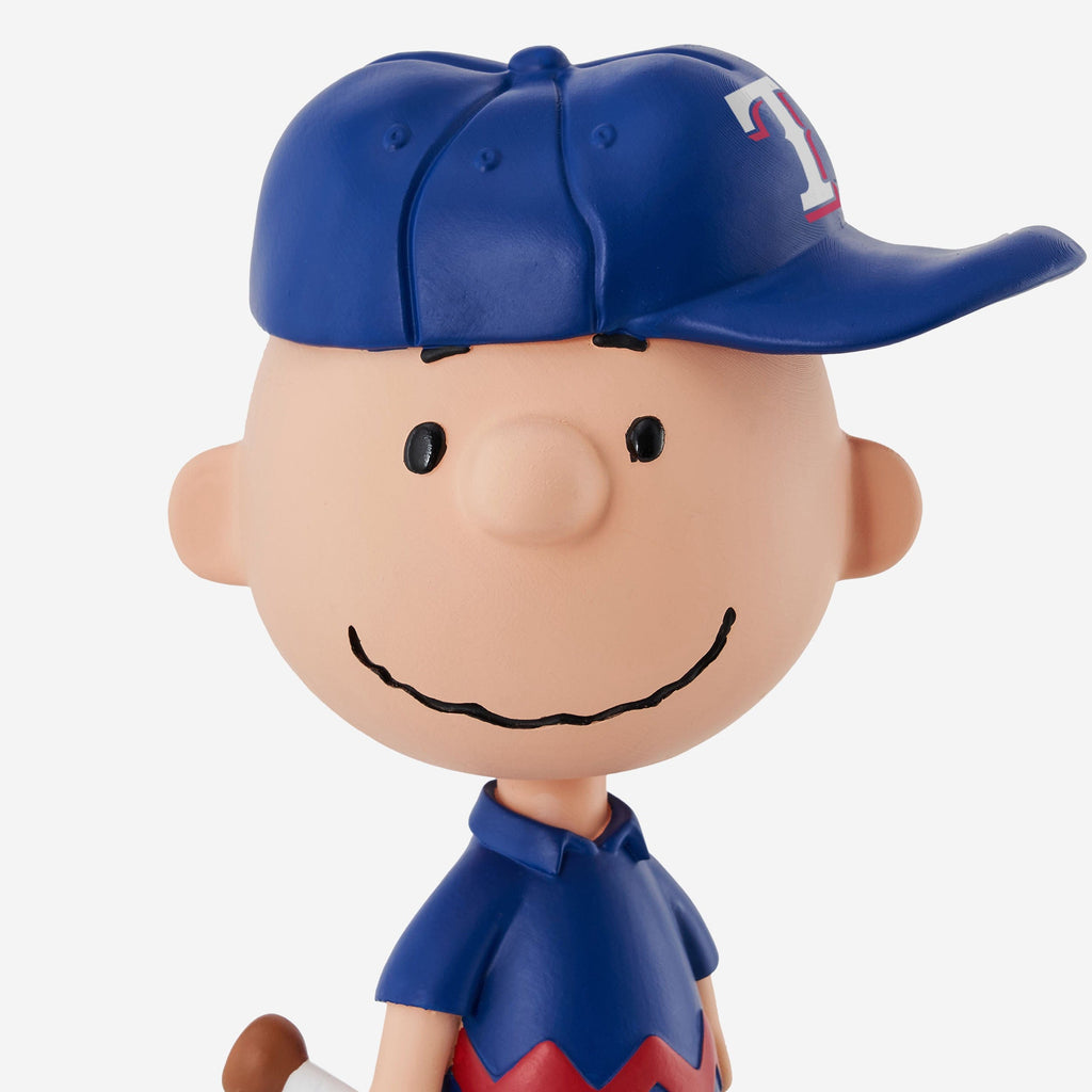 Texas Rangers Charlie Brown Peanuts Bighead Bobblehead FOCO